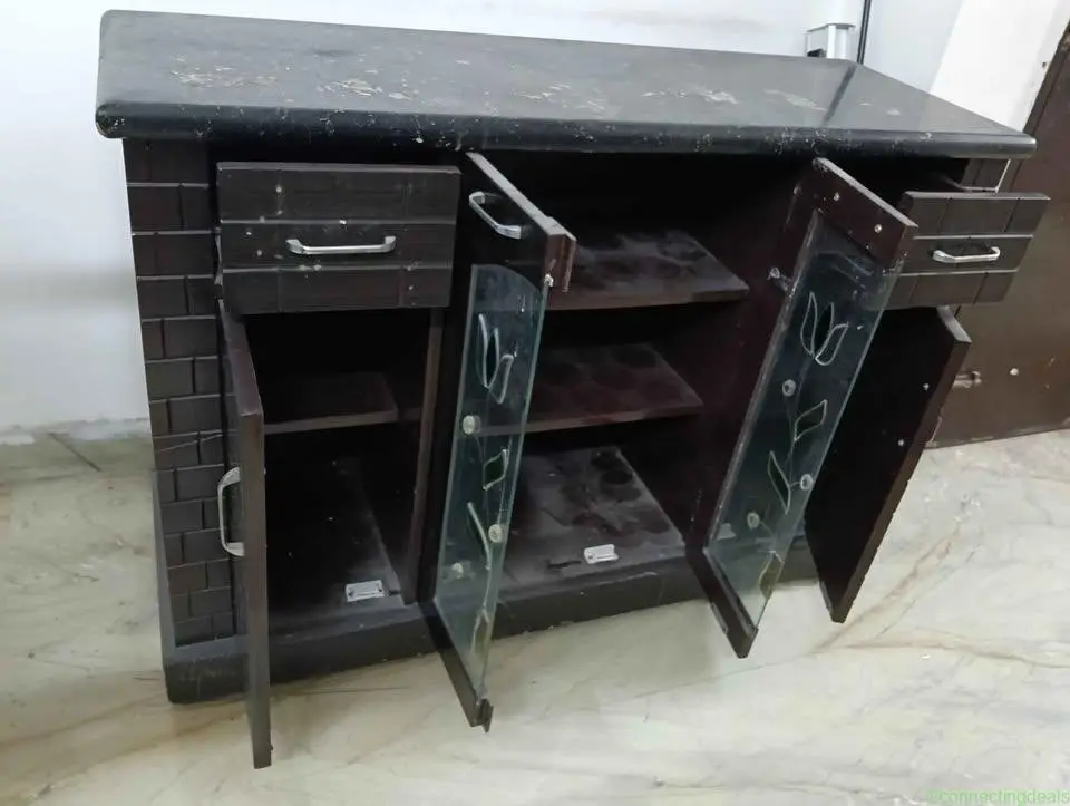 Sofa set with center table crockery table and