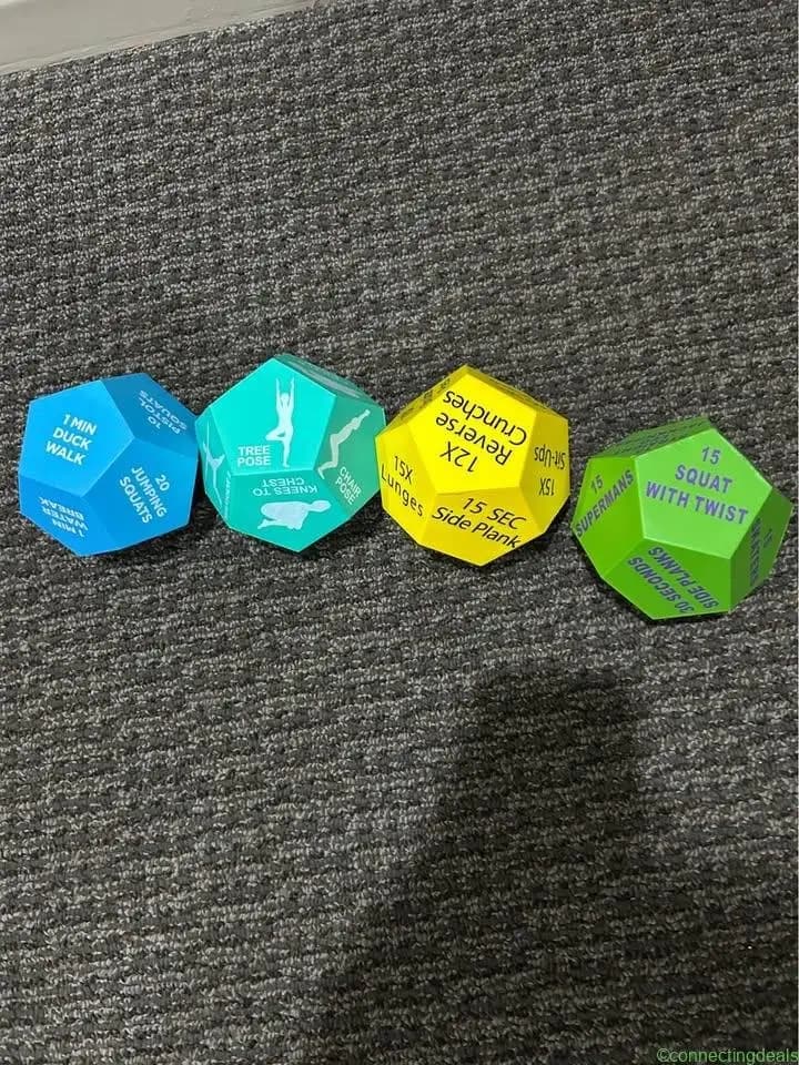 Wadeo Sports Exercise Dice Set - Image 1