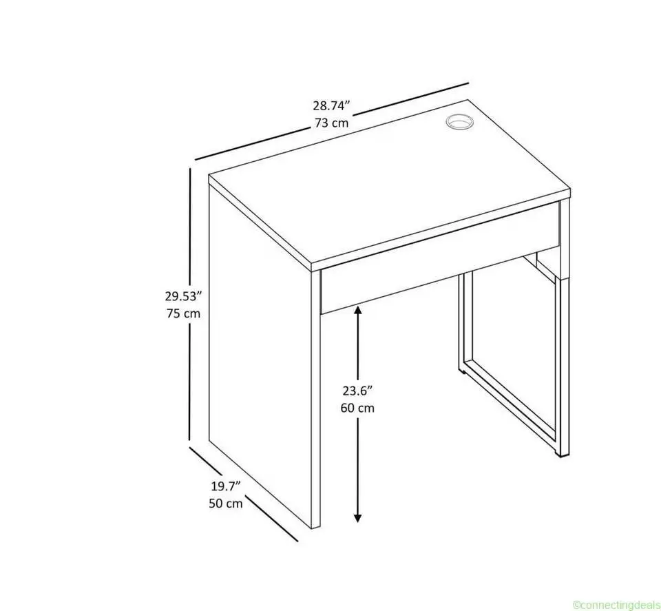 White desk