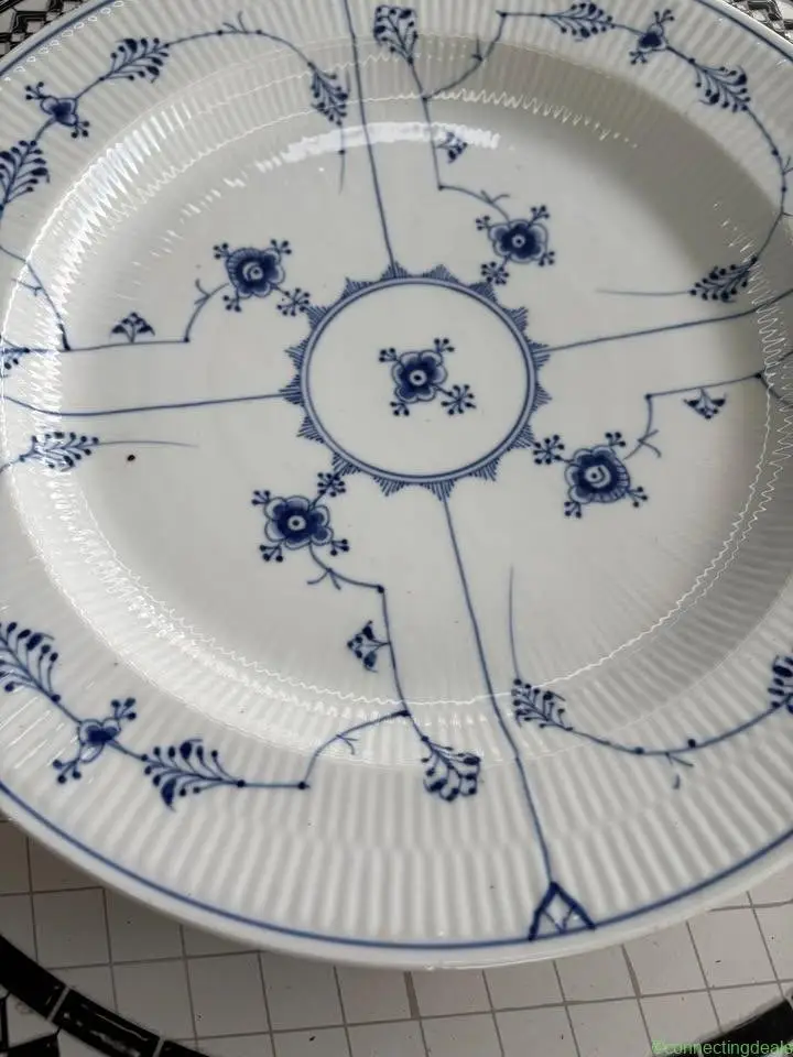 Antique Royal Copenhagen Blue Fluted Plain - Image 1