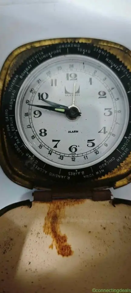 Vintage traval clock 3 pcs - Image 1