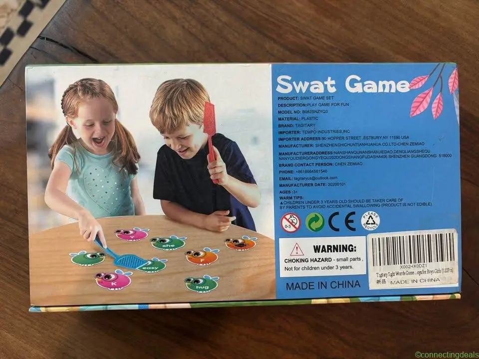 Swat Game Sight Words Set