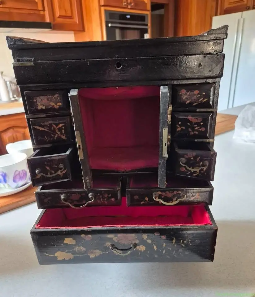 Antique Japanese Kodansu (miniature table cabinet - Image 1