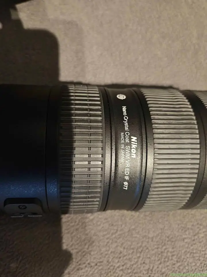 Nikkor 70-200 ultrasonic lens