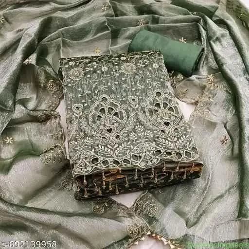 Trandy women dress material size all available