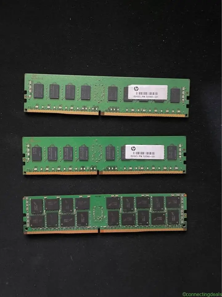 1x 16GB + 2x 8GB DDR4 REGISTERED ECC RAM for