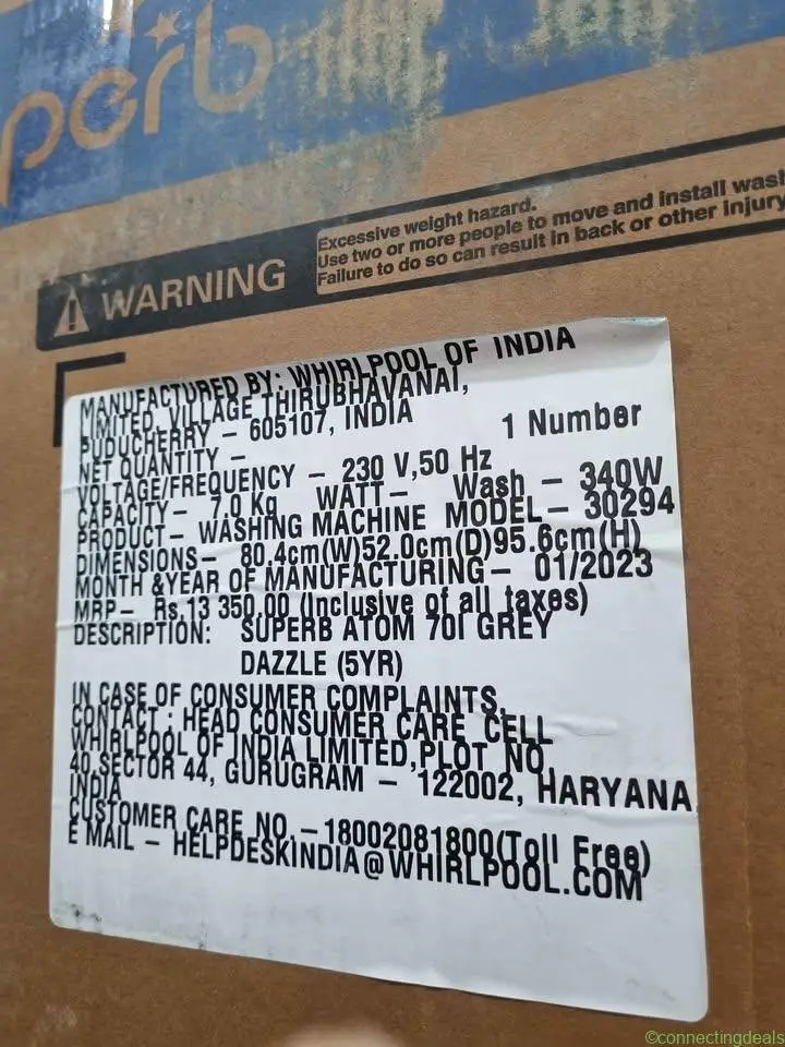 Whirlpool Washing Machine