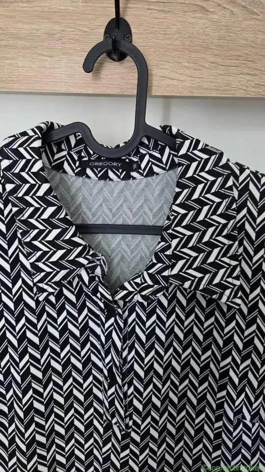 Black & White Shirt Dress – Size 46/XL