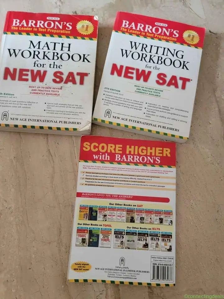 SaT+ Math books international Algebra + Chemistry - Image 1