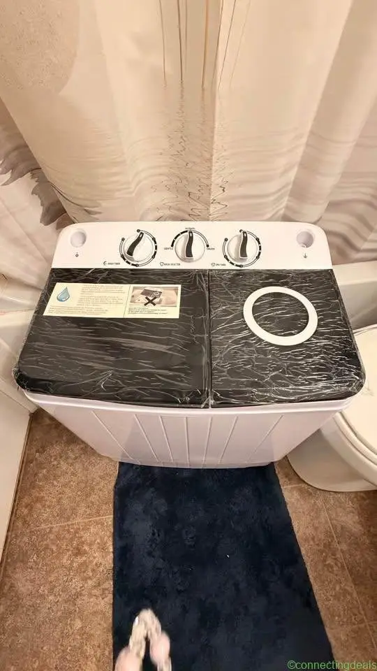 Costway twin tub laundry washer/dryer