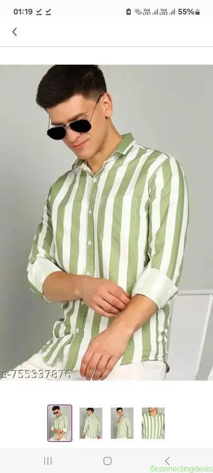 Men Striped Shirt For wholesale And Retail