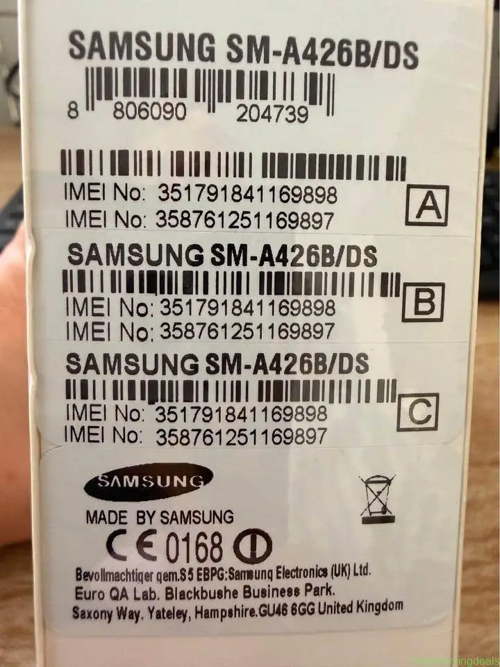 Samsung A42 phone
