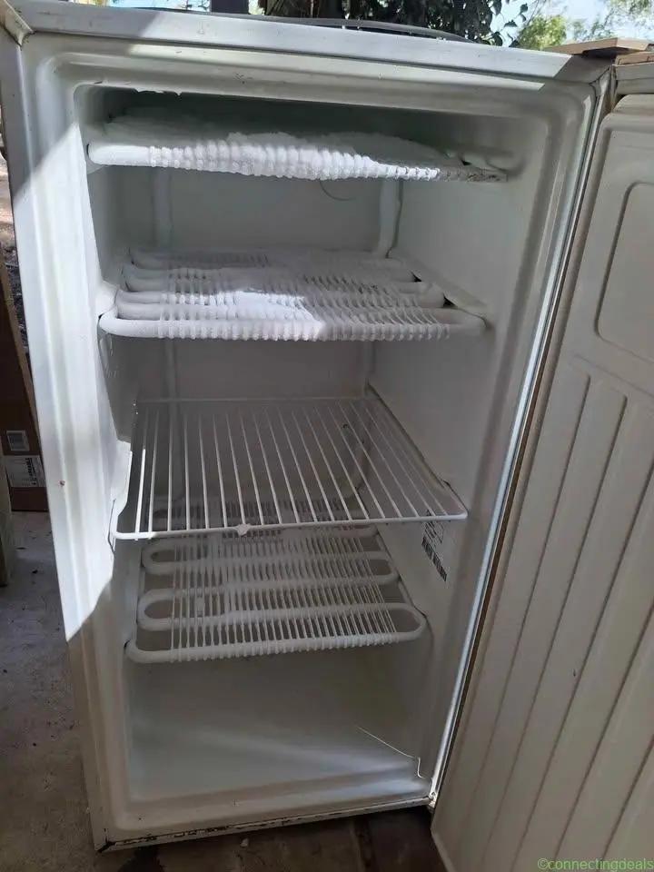 Freezer works BUT freezes over every few months