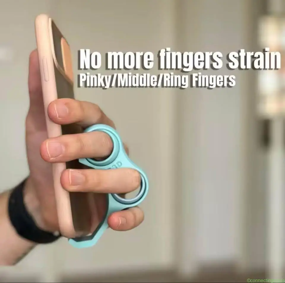 2-Finger Phone Grip Holder / Ring Support for