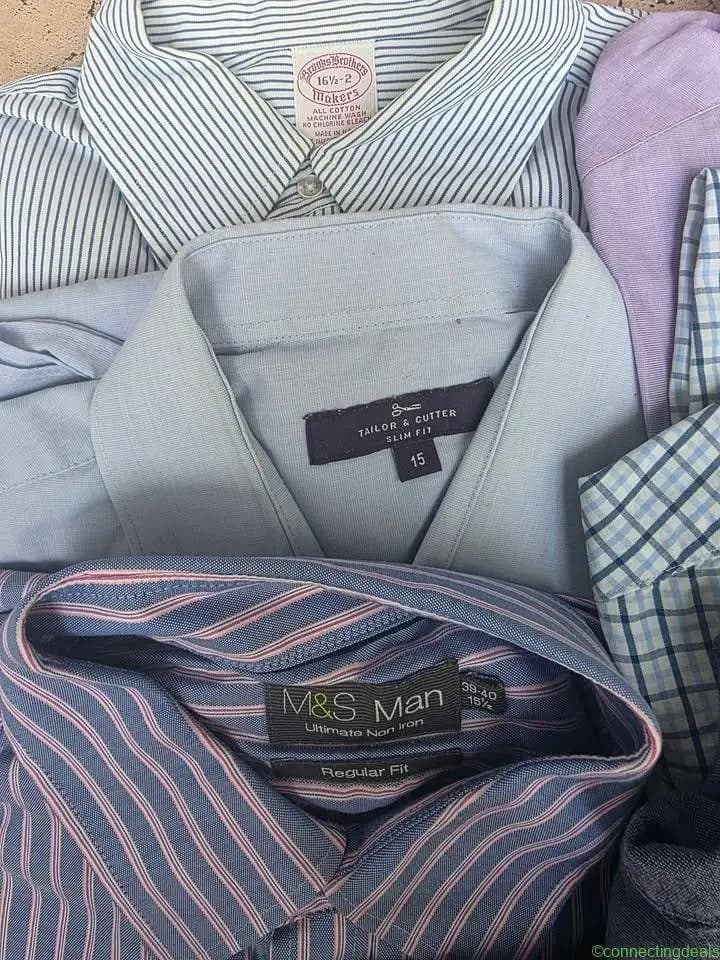 7 Mens Dress shirts bundle. Brands include GAP,