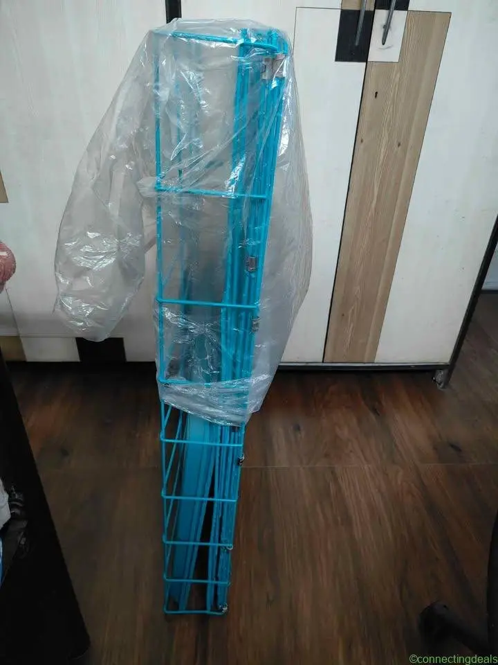 Like-New XL Dog Crate (42" x 3ft) - Blue | For - Image 1