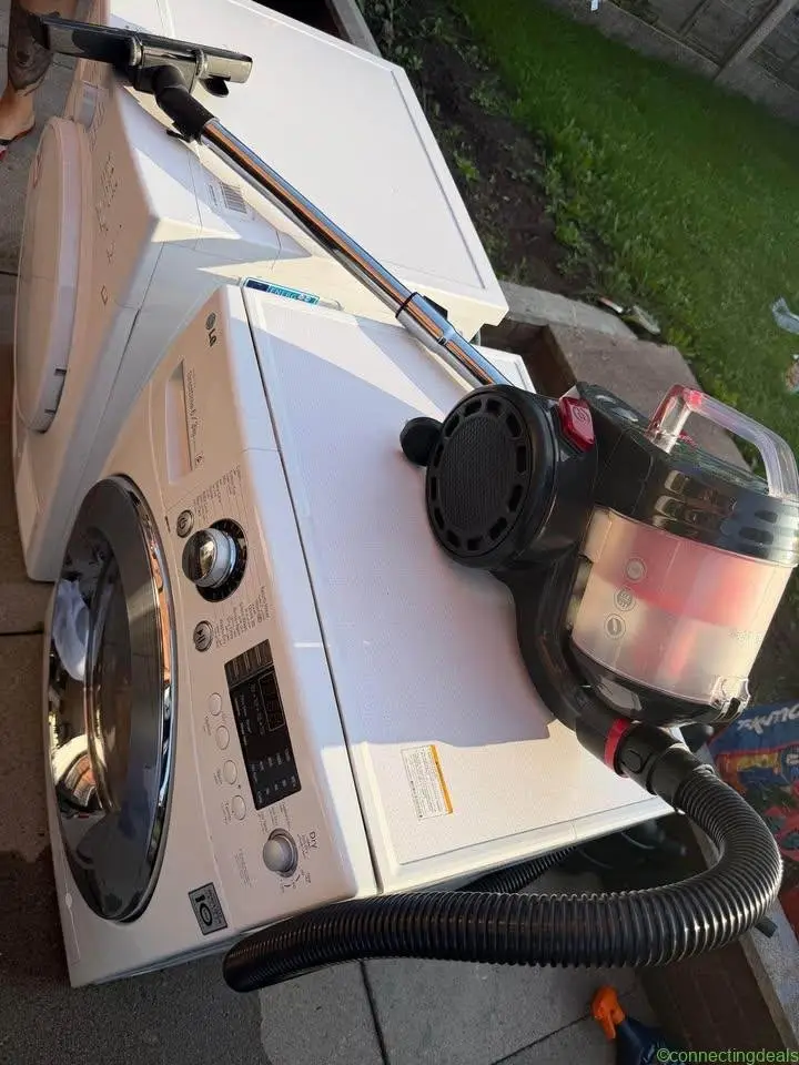 Washing machine, dryer and hoover.