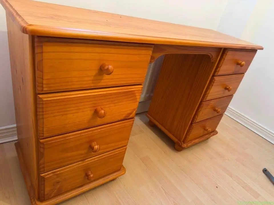 Desk and drawers
