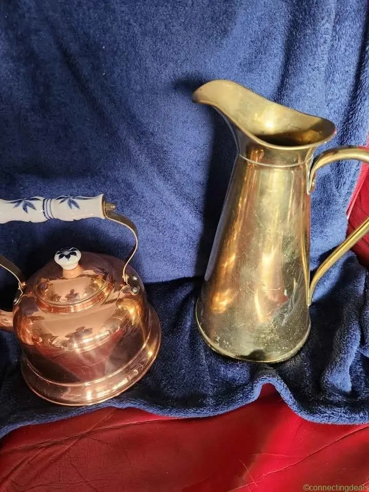 Antique brass and copper - Image 1