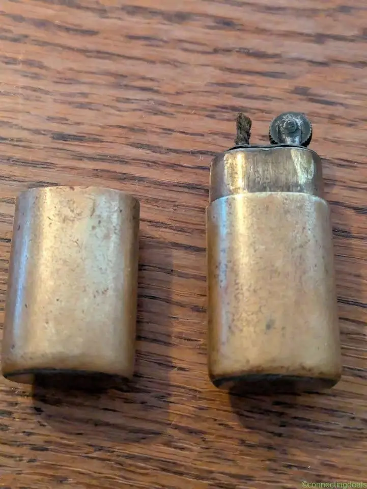 Antique Brass Petrol Wick Lighter – Early 20th