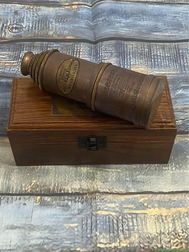 Vintage Brass Telescope Antique 20 Inch Hand - Image 1
