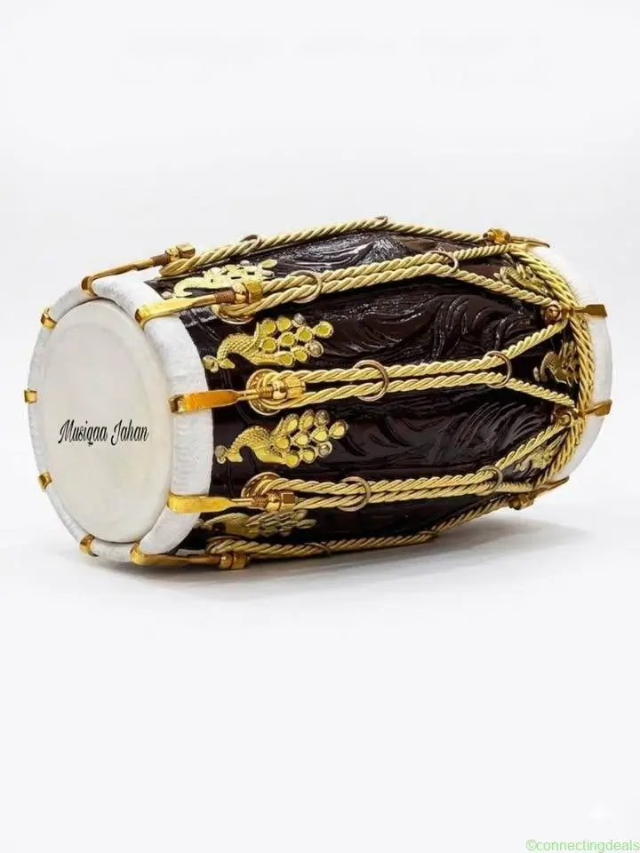 Dholak Traditional Percussion Instrument, - Image 1