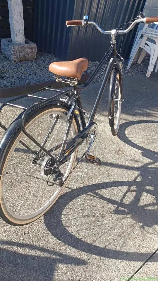 Vintage chrome bicycle - Image 1
