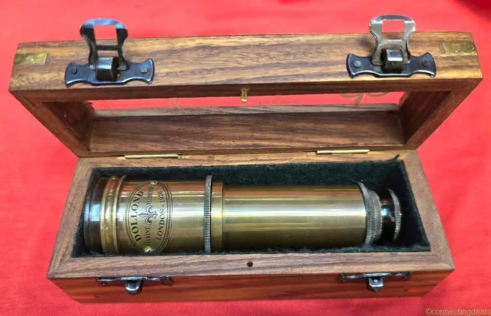 Rare vintage Dollond London telescope 43 cms big - Image 1