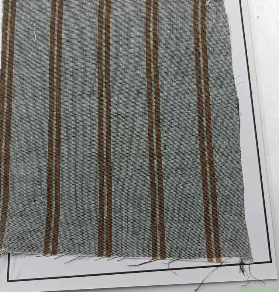 LINEN//50%-- COTTON 50%--FABRIC SHORT CLOTH