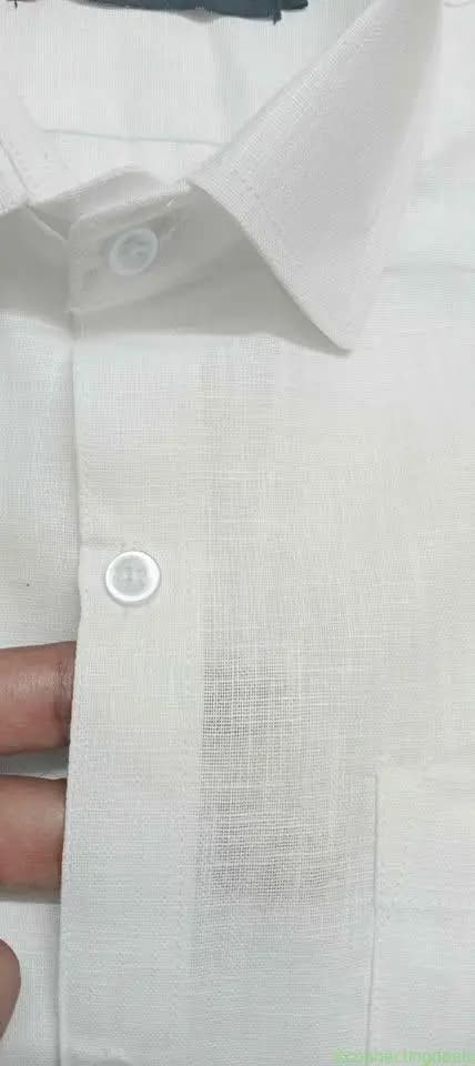 Linen cotton white shirt