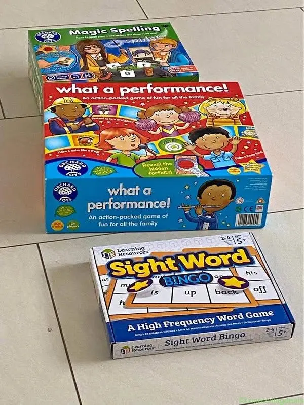 Assorted educational board games