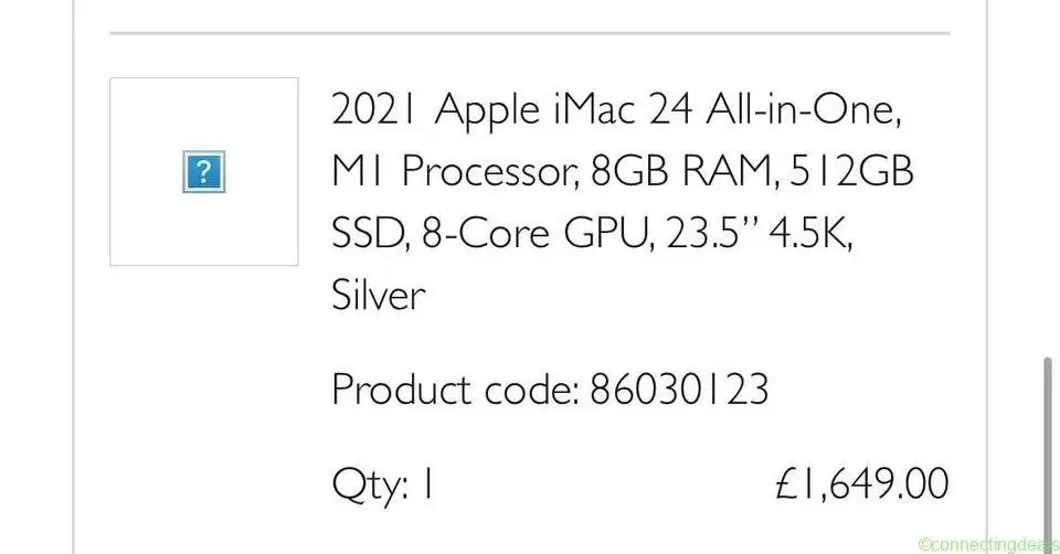 Apple Mac 2021 24 M1 8gb 512gb 8 Core - Image 1