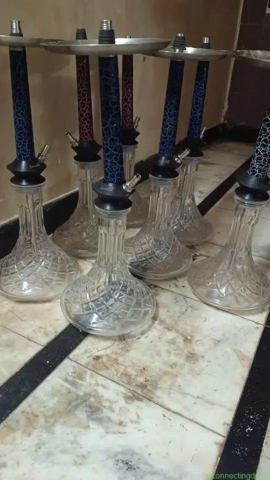 Hukka pot for sale use once as I cafe got shut in - Image 1