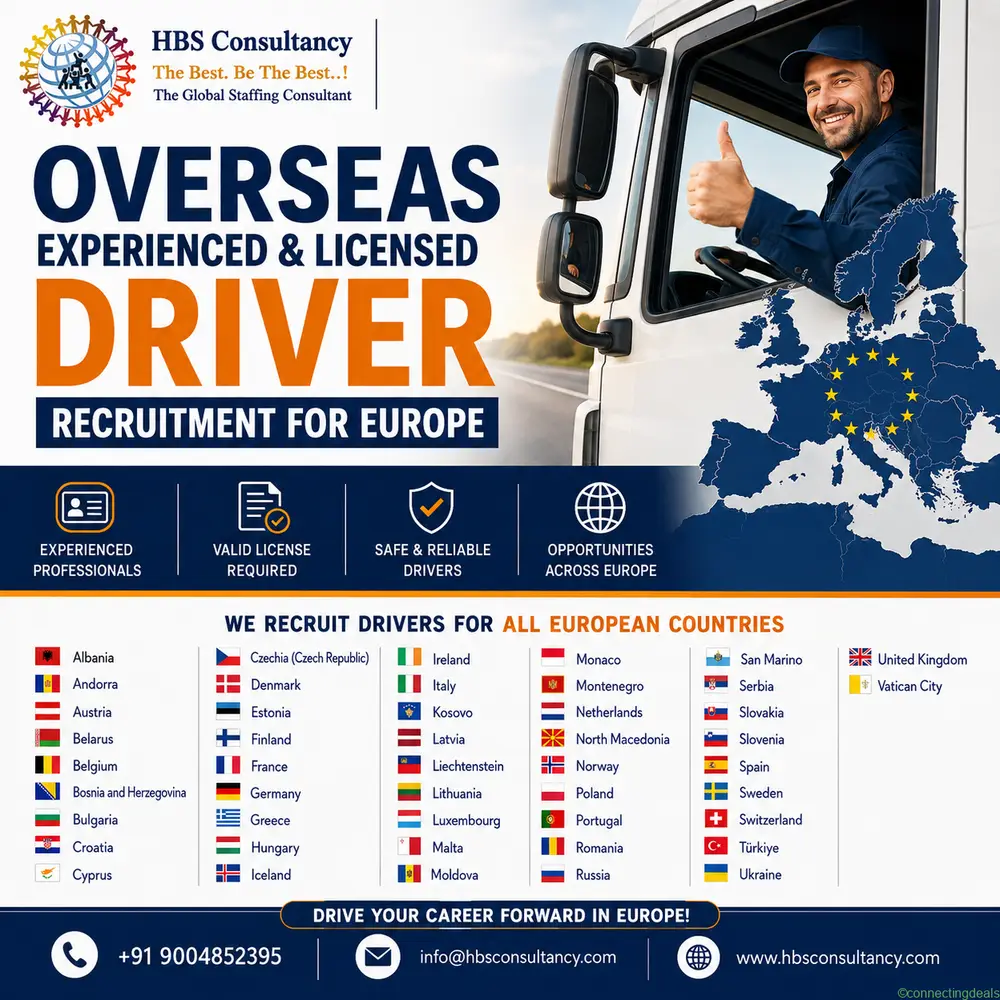 Overseas Experienced & Licensed Driver Recruitment - Image 1