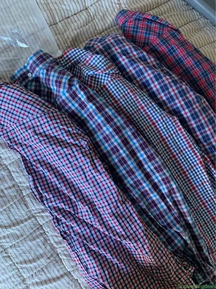 5 Ben Sherman checkered dress shirts | size M
