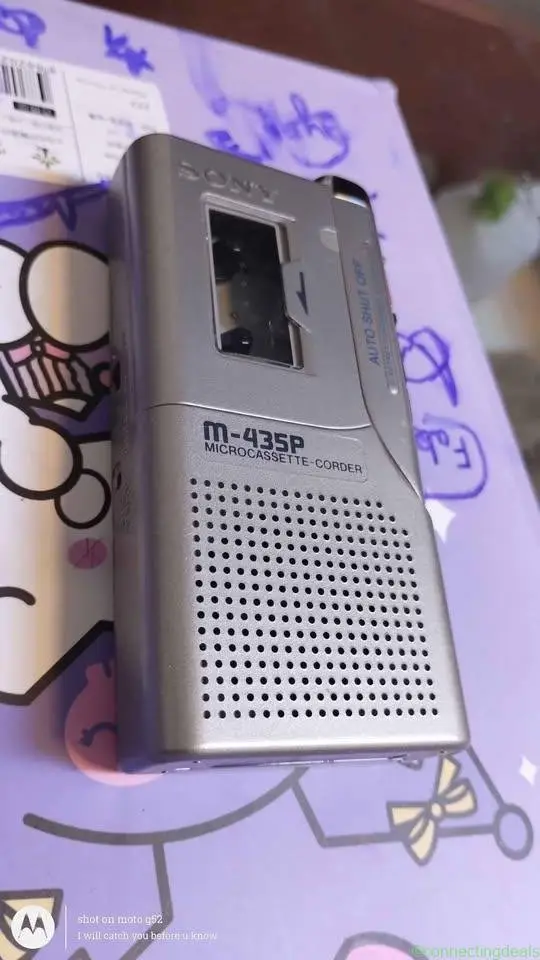 ony Vintage M-435P Microcassette-Corder Tested