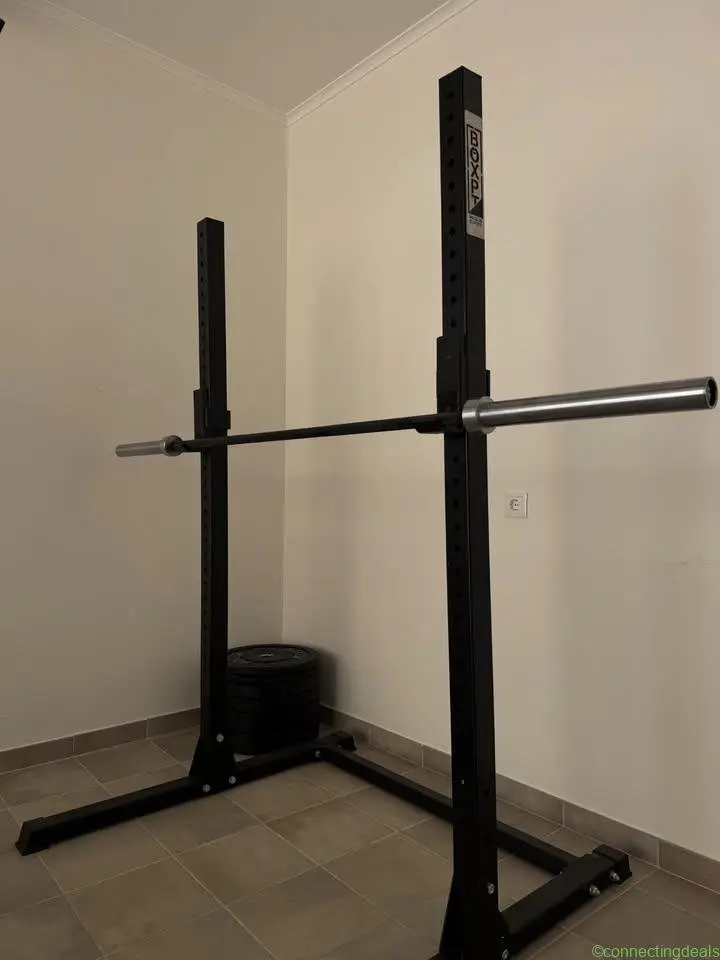 Gym Equipment (Barbell + Weights) - Image 1