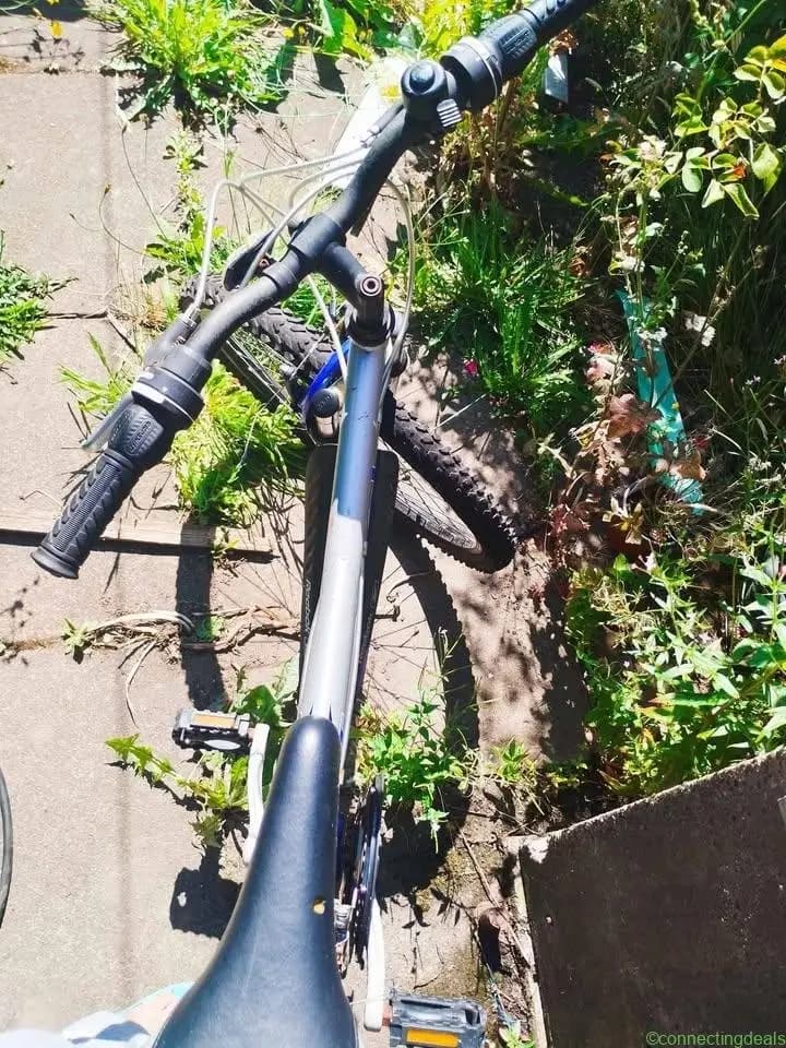 Blue and Silver Bicycle - Bike