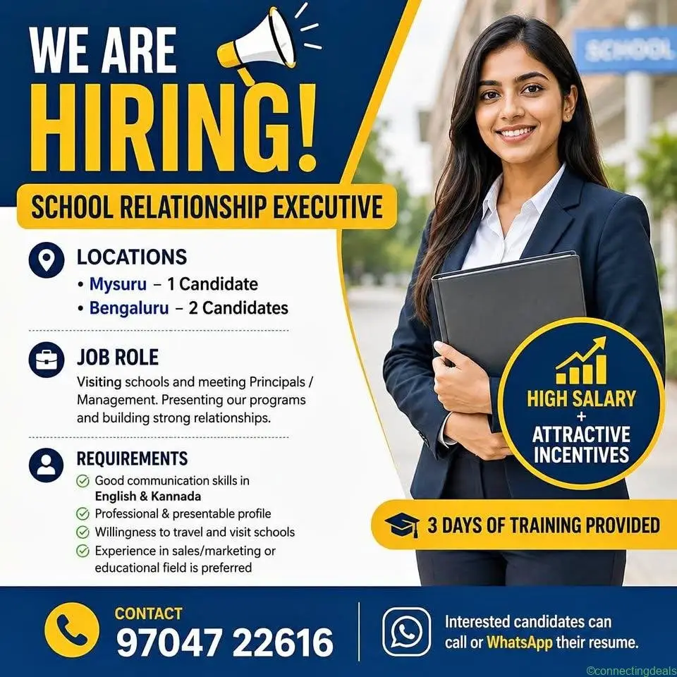 School Relationship Executive – Marketing & Sales - Image 1