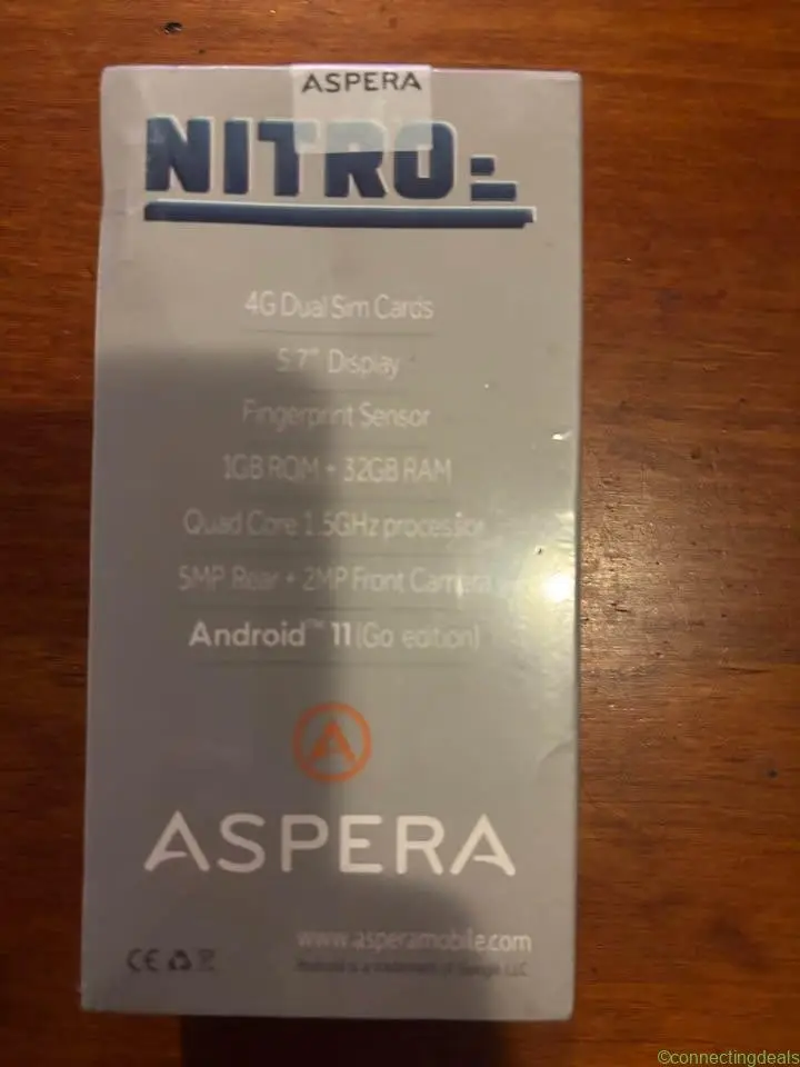 Mobile phone new sealed Aspera nitro