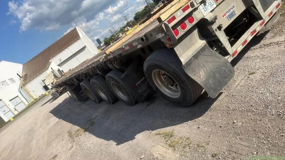 5 axle MANAC flatbed 2023 Galvanized steel