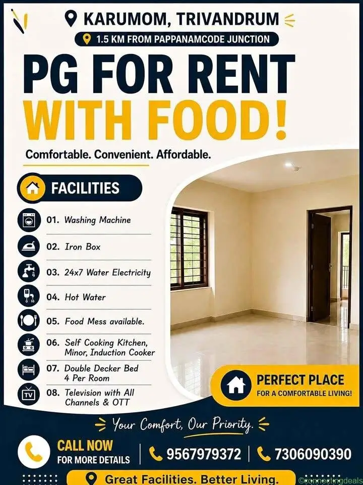 Paying Guest available with food - Image 1
