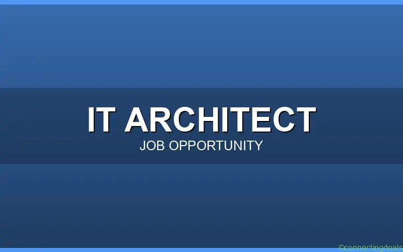 Enterprise Network Architect (IT Architect 3) - Provisional - Image 1