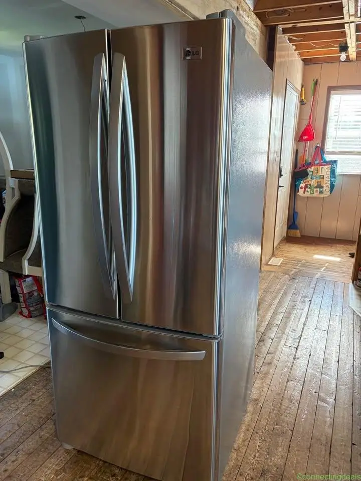 LG French Door Stainless Steel Fridge 30” - Image 1