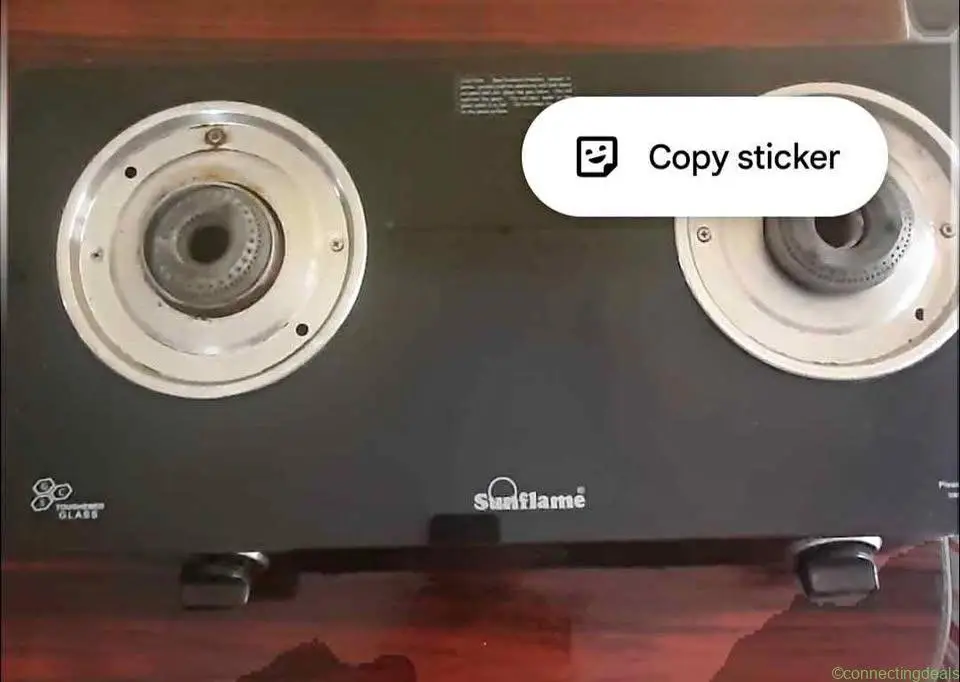 Gas Stove Glass top