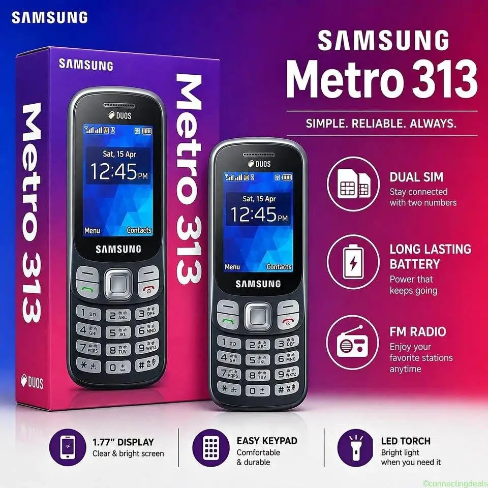 *Samsung Metro 313 Mobile Phone (Imported)* - Image 1