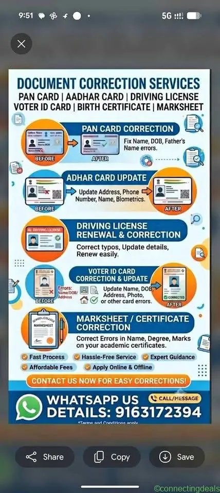 Document Correction Services