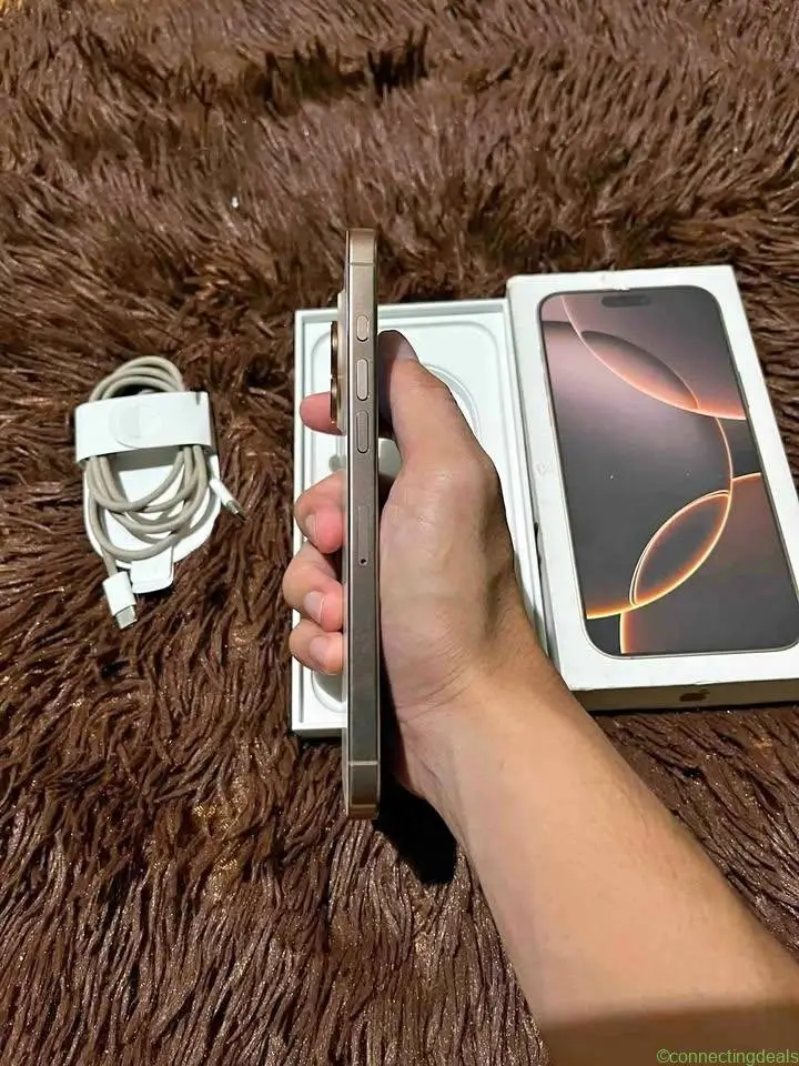 iPhone 16pro max, used phone, bill box charger