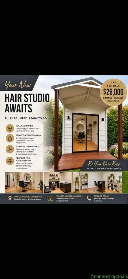Home salon-studio spare room