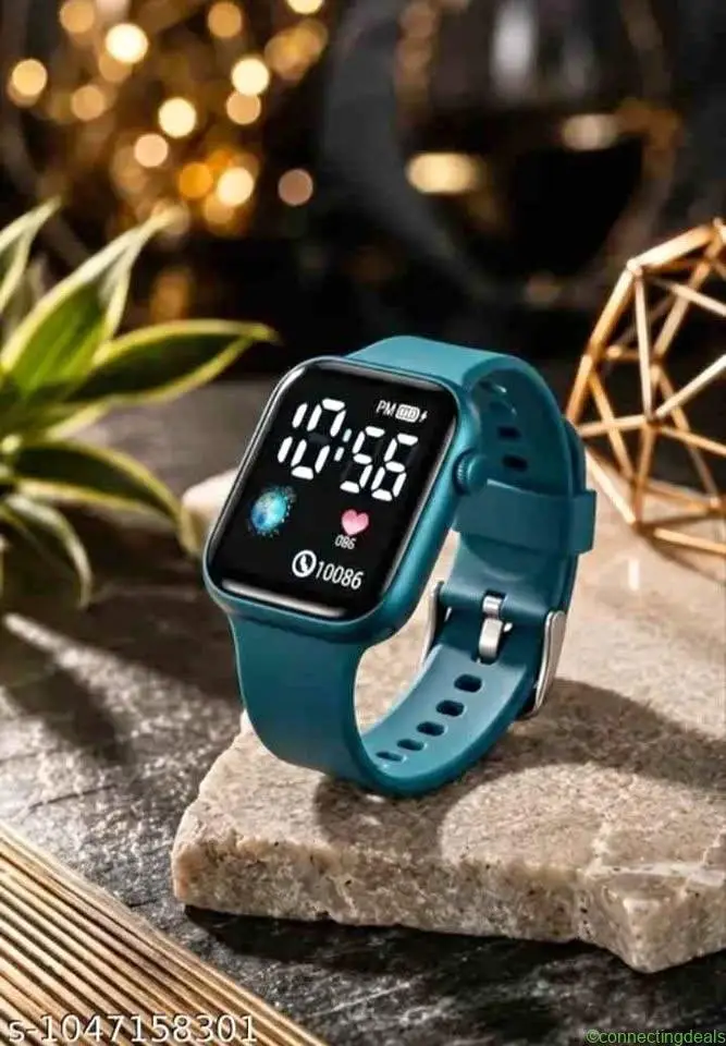 Smart Digital Sports Watch with Heart Rate & Step